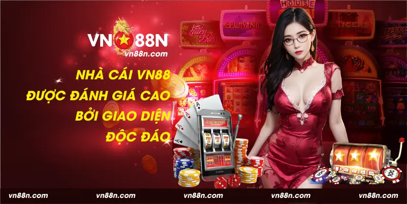 Nhà cái VN88 được đánh giá cao bởi giao diện độc đáo