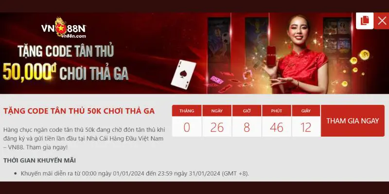 Mục đích của việc tặng code VN88